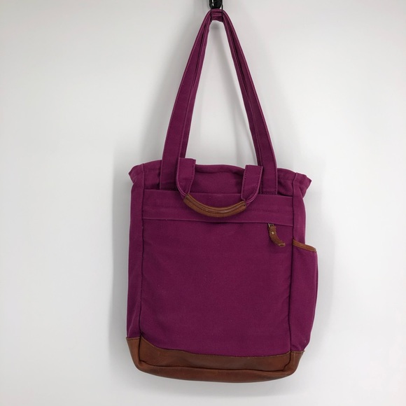 Duluth Trading Co Bags Duluth Trading Co Purple Canvas Tote Bag Poshmark